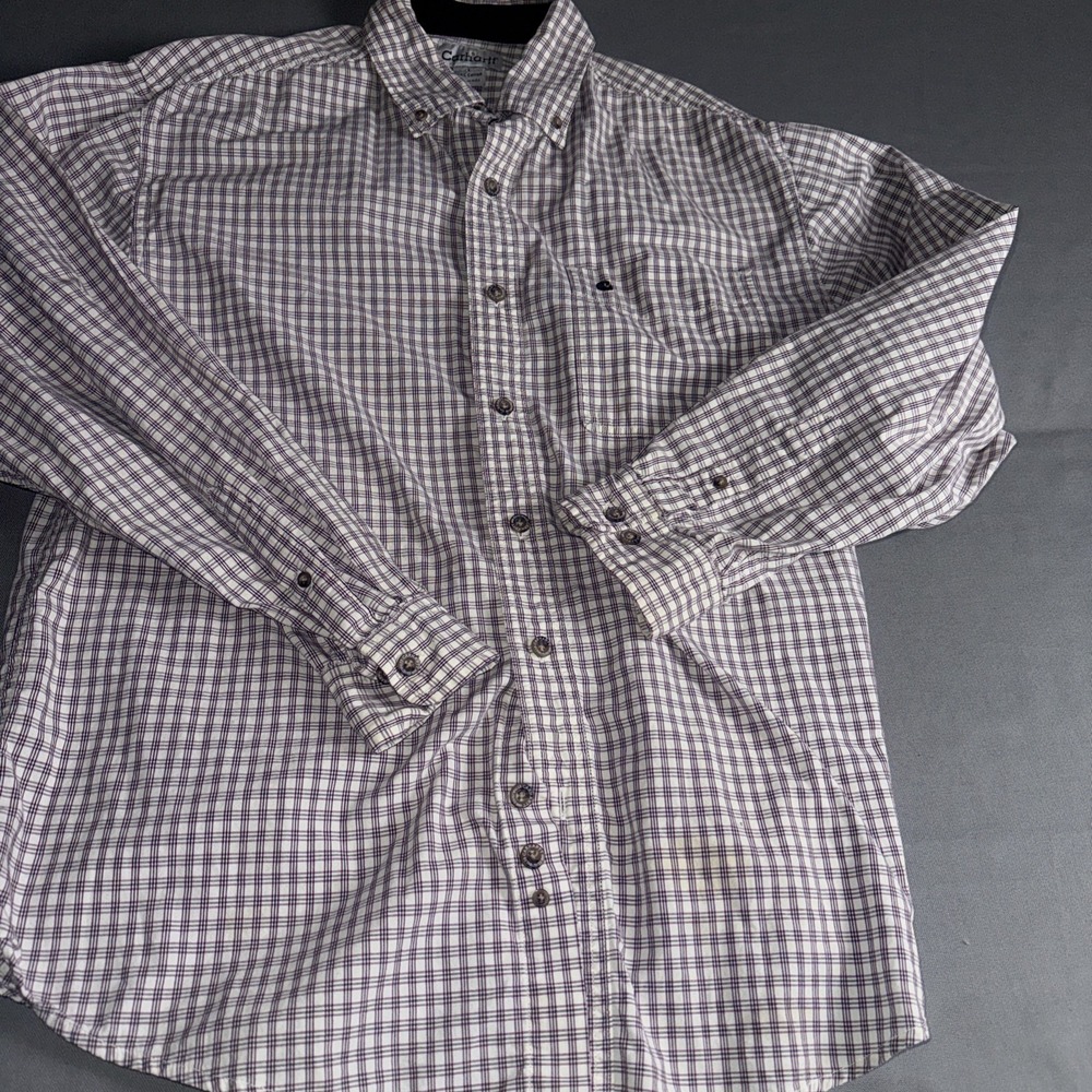 Carhartt Men's Button Down Shirt Size Large